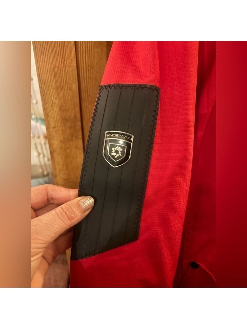 NOIZE Red Unisex Weather Guard Vegan Canadian🇨🇦 Winter Coat M-XL Ptp26in L32in - Picture 11 of 16